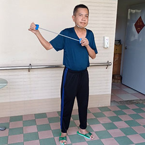 體能活動-彈力拉繩